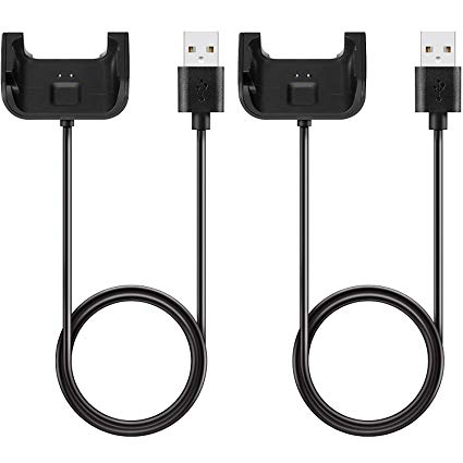 ECSEM 2pcs Charger for Amazfit Bip Smartwatch, Replacement USB Cradle Cord Charging Cable Dock for New Amazfit Bip Smartwatch