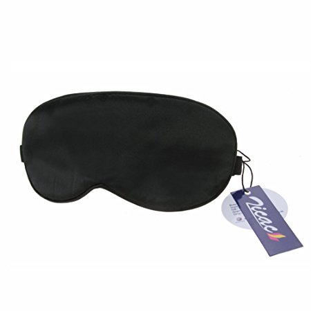 Zicac 100% Pure Silk Filled Sleep Eye Mask Soft Eyeshade