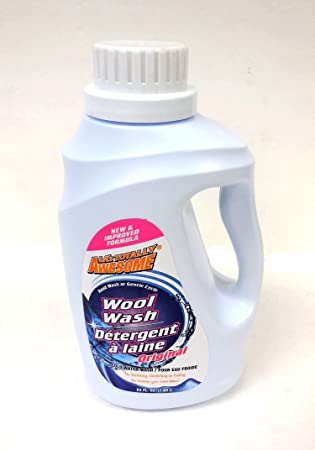 Wool Wash Original 64oz (1.89L ) -  La's Totally Awesome U.S. Made , Cold Water Wash , No Shrinking Stretching or Fading