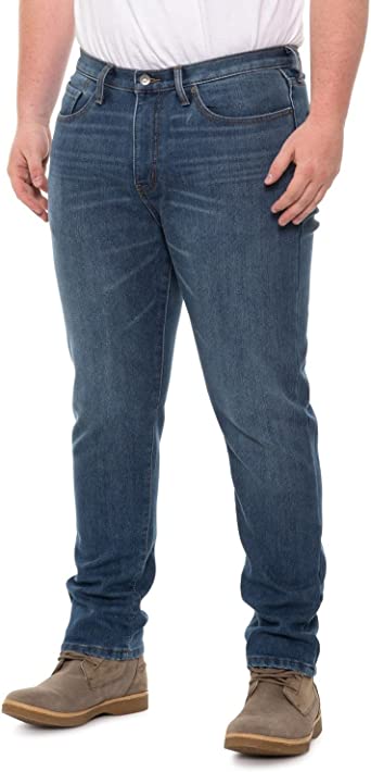 Eddie Bauer Men's Flannel-Lined Flex Jeans - Straight Fit