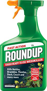 Roundup Tough Weedkiller Spray (Ready to Use), 1 L