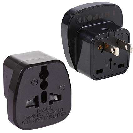 UHPPOTE Type A Power Plug Travel Adapter Adaptor Outlet for US American China Japan (Pack of 2)
