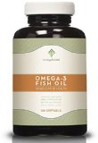 Omegaboost Omega-3 Fish Oil 120 Capsules - 1250mg - Softgel Lemon Flavored