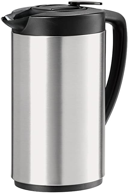 Oggi 6566.0 Stainless Steel Oval Carafe, 1 Liter Capacity