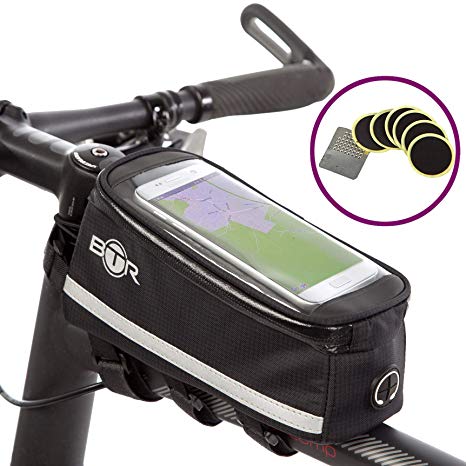 BTR Bicycle Frame Cycle Bike Bag & Mobile Phone Holder- Bike Phone Mount