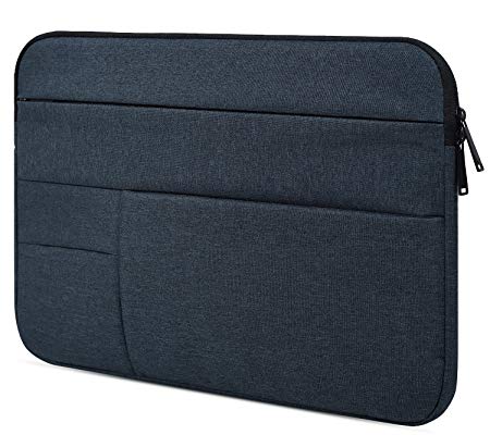 14-15 Inch Waterproof Laptop Sleeve Case for Acer Chromebook 14, Acer Aspire 14, Dell XPS 15 9575, Lenovo Yoga 910/920, ASUS ZenBook Flip 14, Dell Lenovo ASUS Toshiba Notebook 14 inch Bag, Navy Blue