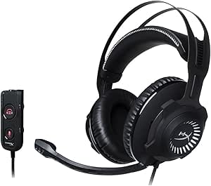 HyperX HX-HSCRS-GM Revolver S, Cuffie da Gioco Dolby Surround 7.1 per PC/PS4/Mac, Elementi in memory foam