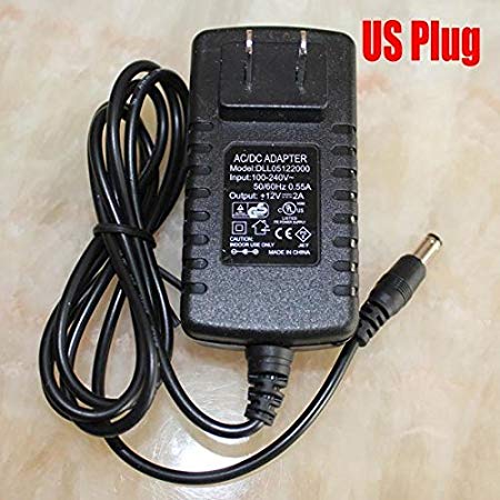 US AC 100-240V 50/60Hz to DC 12V 2A Power Supply Adapter More Using