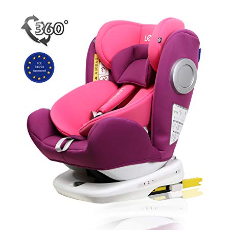 LETTAS Baby Car Seat for Child Group 0 /1/2/3 (0-36 kg/0-12 Year) ISOFIX  Top Tether Rotation 360°