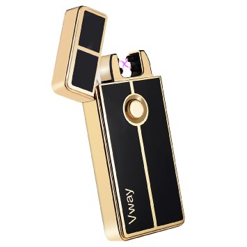 VVAY Electric Double Arc Lighter(gold)