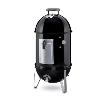 Weber 711001 Smokey Mountain Cooker 14-Inch Charcoal Smoker, Black