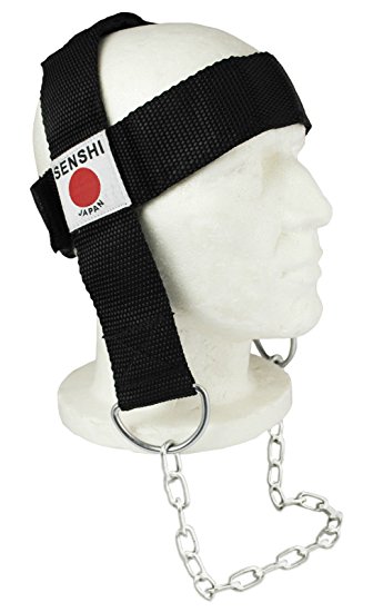 Senshi Japan's Nylon Head Harness Neck Harness Neck Weight Deluxe Training Belts With Free Chain [Misc.]