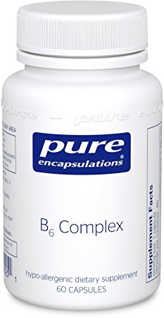 Pure Encapsulations - B6 Complex - Hypoallergenic B Vitamin Formula with Enhanced B6 - 60 Capsules