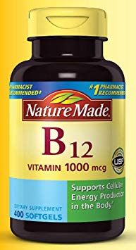 Nature Made Vitamin B-12 Value Size, 1000 Mcg, 1 Pack ( 400 Count)