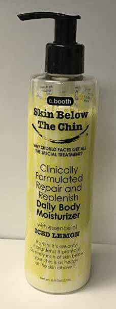 c.Booth Skin Below the Chin Body moisturizer ICED LEMON 8 fl oz / 237 ml