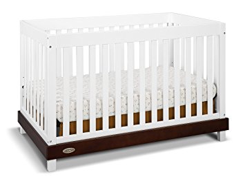 Graco Maddox Convertible Crib, White/Espresso