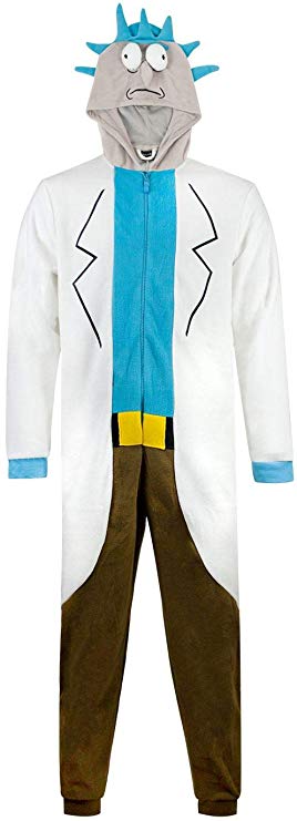 RICK AND MORTY Rick Sanchez Cosplay Costume Onesie