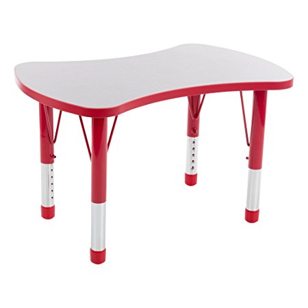 Adjustable Height Bow Tie Preschool Collaborative Activity Table