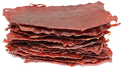 People's Choice Beef Jerky - Classic - Teriyaki - Big Slab - Whole Muscle Premium Cuts - High Protein Meat Snack - 15-ct - 1.5 LB Bag