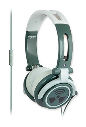iFrogz EP-CS40-GRN/CHR EarPollution CS40 Chromotone with Mic - Retail Packaging - Green