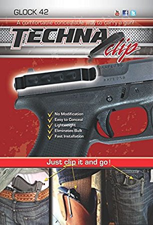 Techna Clip TECG42-BRL Gun Belt, Black