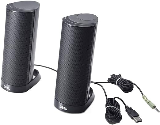 Dell AX210 Black USB Stereo Speaker System