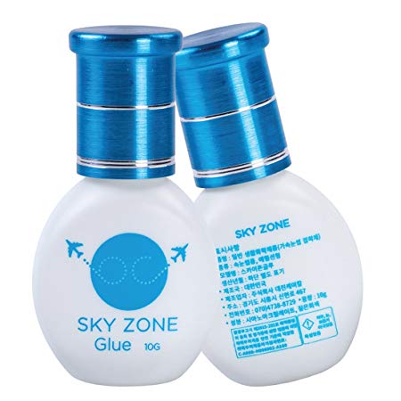 SKY ZONE Eyelash Extension Glue 10ml Professional Use Only Fast Drying Long Lasting Eyelash Extension Adhesive