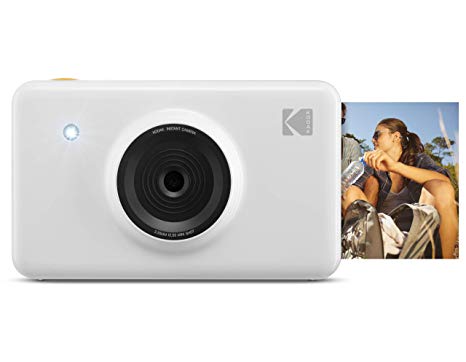 Kodak Mini Shot Instant Print Digital Camera LCD Display, Premium Quality Full Color Prints (White)