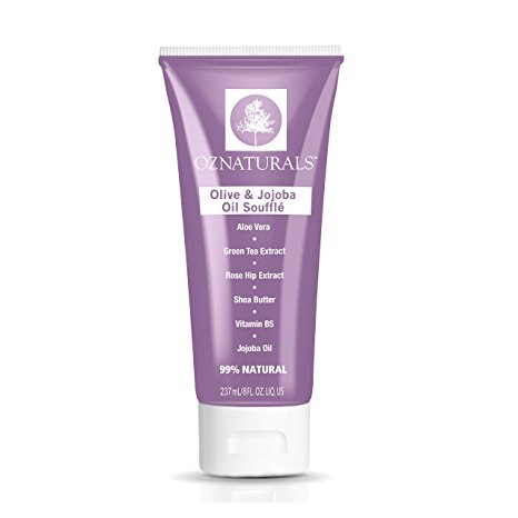 OZNaturals Body Moisturizer - This Natural Moisturizer Contains Shea Butter, Olive & Jojoba Oil Whipped Into A Rich Soufflè Which Will Provide Your Skin With That Youthful, Healthy Glow!