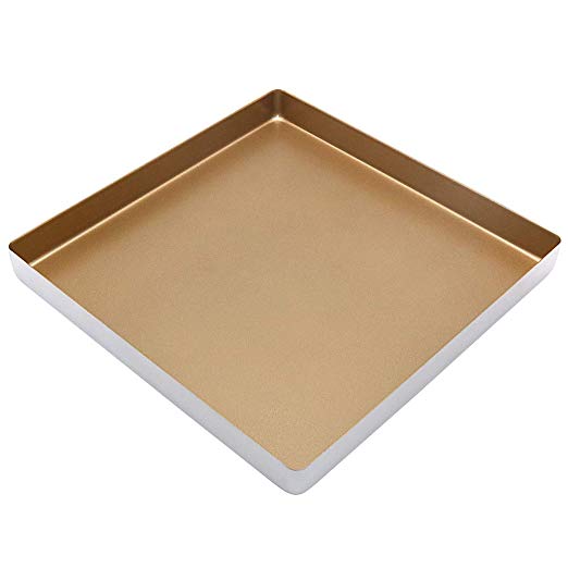 11 Inch Square Baking Pan, Nonstick Aluminum Alloy Baking Sheet Pan/Square Cookie Sheet/Toaster Oven Pan (11x11 Inch)