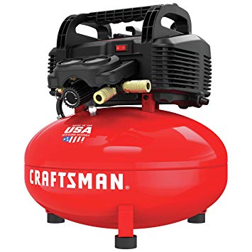 CRAFTSMAN Air Compressor, Oil-Free, 6 Gallon Pancake with 13-Piece Accessory Kit (CMEC6150K)