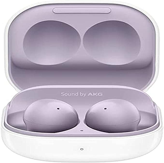 SAMSUNG Galaxy Buds2 True Wireless Earbuds Noise Cancelling Ambient Sound Bluetooth Lightweight Comfort Fit Touch Control, International Version (Lavander)