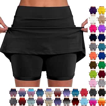 Womens Biker Shorts Solid Color Plus Size Elastic Yoga Short Summer Trendy Casual High Waist Running Shorts for Women