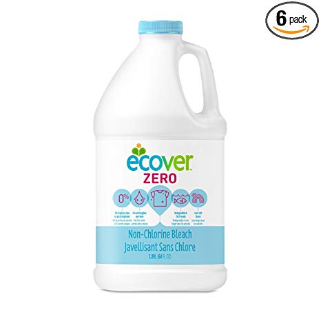 Ecover Zero Non Chlorine Laundry Bleach, 64 Ounce (Pack 6)