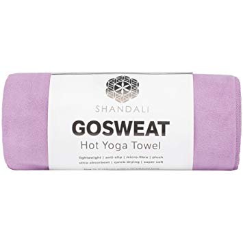 Shandali Gosweat Hot Yoga Towel, Super Absorbent, 100% Microfiber, SUEDE, Best Bikram/HOT Yoga Towel, Many Colors Available