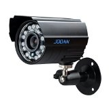 JOOAN 604YRA-T 13CMOS 800TVL CCTV Outdoor Waterproof Bullet Surveillance Cameras 24-IR-LED - Black
