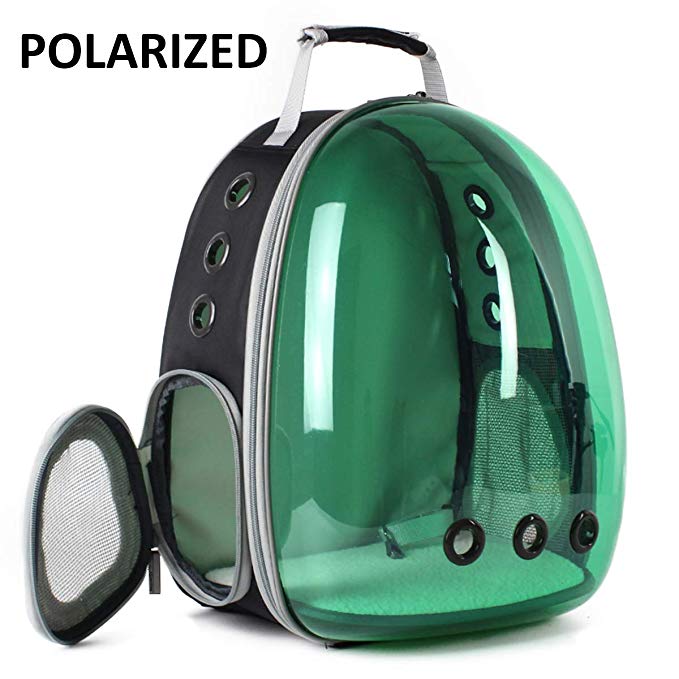 Cat Backpack Bubble, Space Capsule Pet Backpack for Small Dog, Traveling, Camping and Hiking Outdoor Polarized Tinted Bag for Fat Kitten, Airline Approved