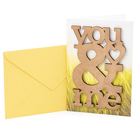 Hallmark Signature Anniversary Greeting Card (Wooden You & Me)