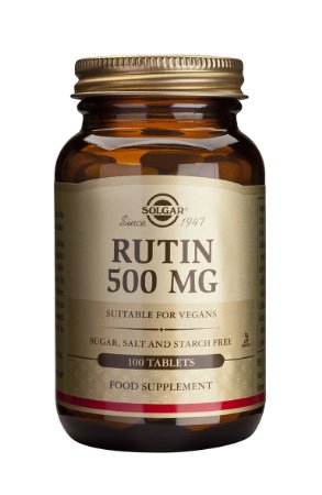Solgar Rutin Bioflavonoids Tablets 500 mg 100 Count