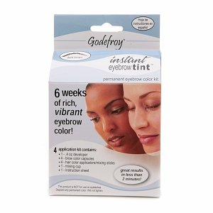 Godefroy Instant Eyebrow Tint Permanent Eyebrow Color Kit Medium Brown-1 kit