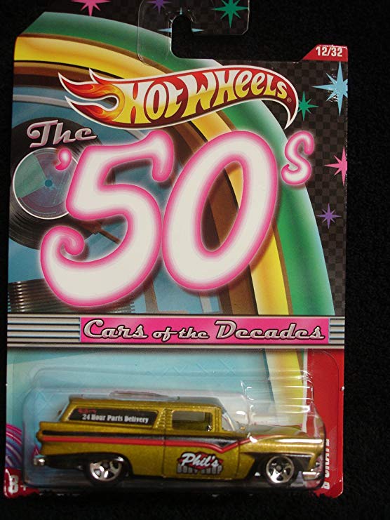 Hot wheels Cars of The Decade The 50's 8 Crate