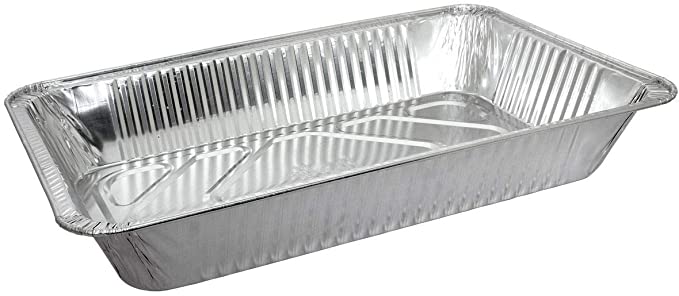 Durable Disposable Aluminum Foil Steam Roaster Pans, Full Size Deep, Heavy Duty Baking Roasting Broiling 17 X 12.5 X 3 Thanksgiving (30)