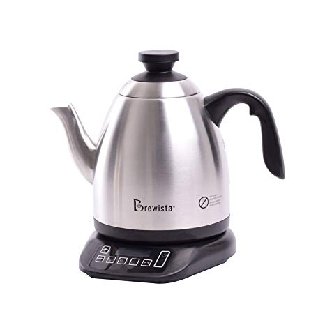 Brewista BSS12VTKNA Stout Spout Variable Temperature Kettle, Stainless Steel
