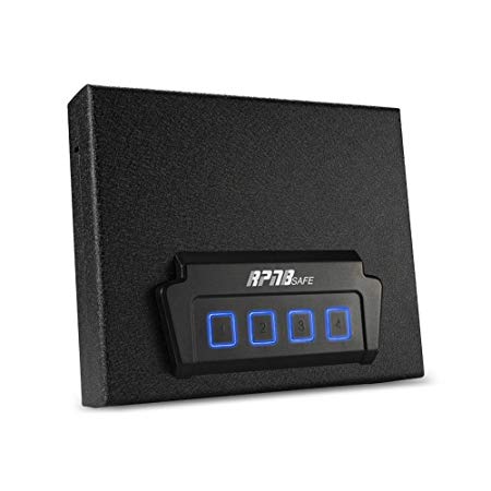 RPNB Portable Security Safe, Quick-Access Dual Firearm Safety Device with Quick Reliable Keypad Access