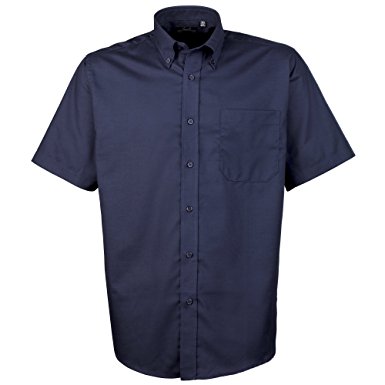 Premier Short Sleeve Poplin Shirt - 22 Colours / Collar Size 14.5 - 22 Inch