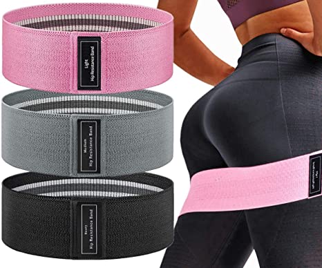 Unbreakable Resistance Bands Set for Men & Women, Exercise Bands for Arm, Butt and Legs for Home Outdoors Workout