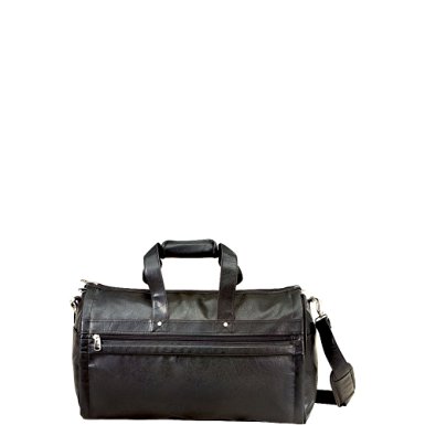U.S. Traveler Koskin Leather 2-in-1 Carry-On Garment Duffel Bag
