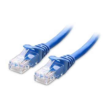 Cable Matters 10Gbps Snagless Cat 6 Ethernet Cable 10 ft (Cat 6 Cable, Cat6 Cable, Internet Cable, Network Cable) in Blue