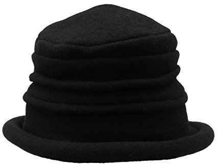 Scala Collezione Women's Boiled 100% Wool Cloche Hat