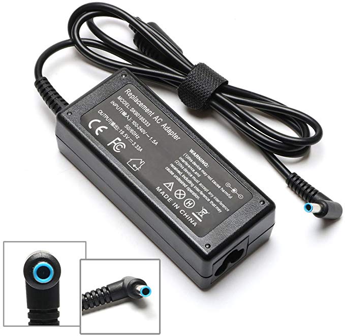 65W Laptop AC Adapter Battery Charger for HP Spectre X360 Envy X360,Chromebook 11 G3 G4 G5 EE Chromebook 14 Pavilion 15 Series 14-q039wm 15-f023wm 15-f059wm Power Supply Cord